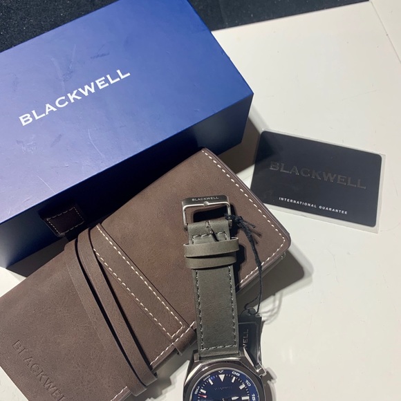 Blackwell Automatic Van Alen Watch Blue Dial SS - Picture 4 of 12